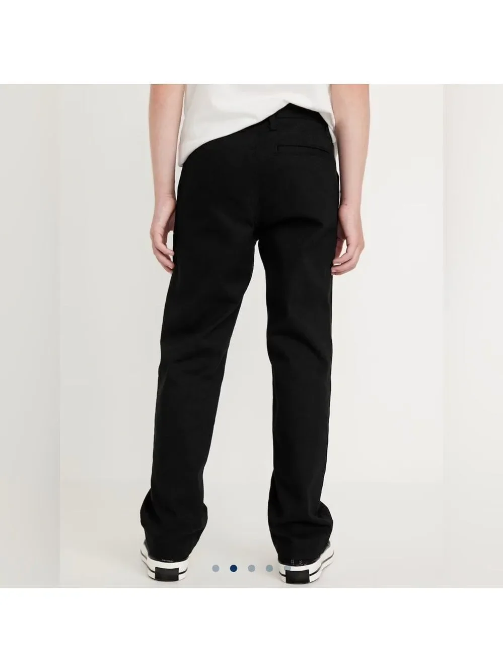 Old Navy Boy’s Uniform Straight Leg Pants Black Size 18